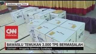 Bawaslu Temukan 3.000 TPS Bermasalah