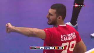 بداية مباراة مصر وبلجيكا في بطولة العالم لكرة اليد بتقدم المنتخب الوطني بفارق 3 أهداف