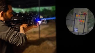 Airgun Target practice in night aiming with Fx Impact Airgun with touch mount #fximpact #youtube