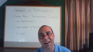 Theory Week 14 video 2 -- Bell and Postindustrial Society
