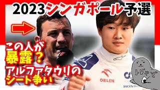 角田裕毅/第16戦シンガポールGP決勝直前速報/角田はノーミスならQ3進出できたのか？【2023/F1】