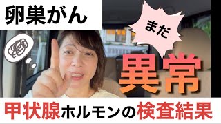 【検査結果】甲状腺ホルモンの値が、まだ異常値。