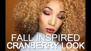 Fall Red/Cranberry Eye Makeup Tutorial