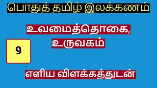 உவமைத்தொகை, உருவகம்-TNPSC TAMIL ILAKKANAM-TNPSC TAMIL-TNPSC GANESH