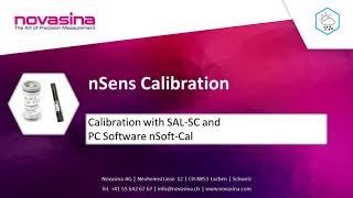 Novasina How to: Calibrate nSens humidity with nSoft-Cal