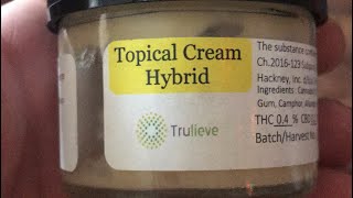 Trulieve topical cream/ Hybrid /recap