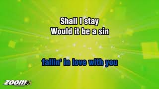 UB40 - I Can't Help Falling In Love With You - Karaoke Version from Zoom Karaoke