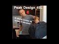 Peak Designs TRAVEL BACKPACK 45L review in 5 minutes!