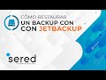 ✅ Cómo restaurar copias de seguridad con JetBackup