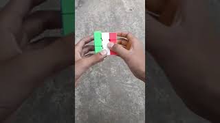 🤔How To Make Italian Flag On 3x3 Cube😲 ||#short#shortvideo#trending#cubing#ytshort