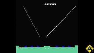 Missile Command (ATARI) (1981) - gameplay (4K 60fps) - ATARI 2600