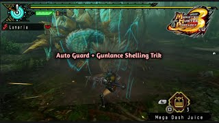 Auto Guard + Gunlance Shelling Trik | Monster Hunter Portable 3rd