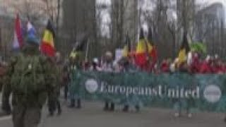 Brussels protesters explain why they're demonstrating