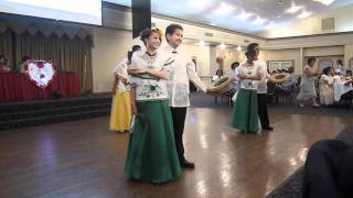 FAOCT folk dancers performed at a wedding reception