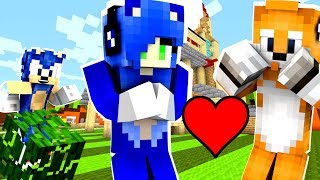 Minecraft Sonic The Hedgehog - Sonic's Sister Falls In Love With Tails! [74]