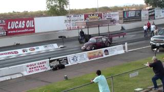 VW Paradise Hater Maker 7.99 @ 177 mph pass @ Speedworld, Arizona November 2011