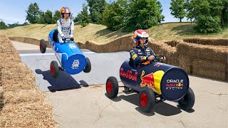 F1 Drivers Vs Soapbox Car Race 🏁