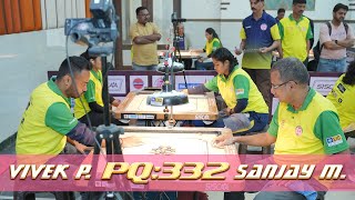 #carrom : PQ 332 - Sanjay Mande (Maha) vs Vivek Poddar (Maha) | 2nd MOCCT 2024