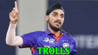 Cricketer TROLLS Arshdeep Singh 🤣 | Harpreet Brar Arshdeep Singh Punjab Kings Bowling Facts #shorts