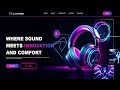 How to Create Headphones Website Using HTML & CSS | Fast Code