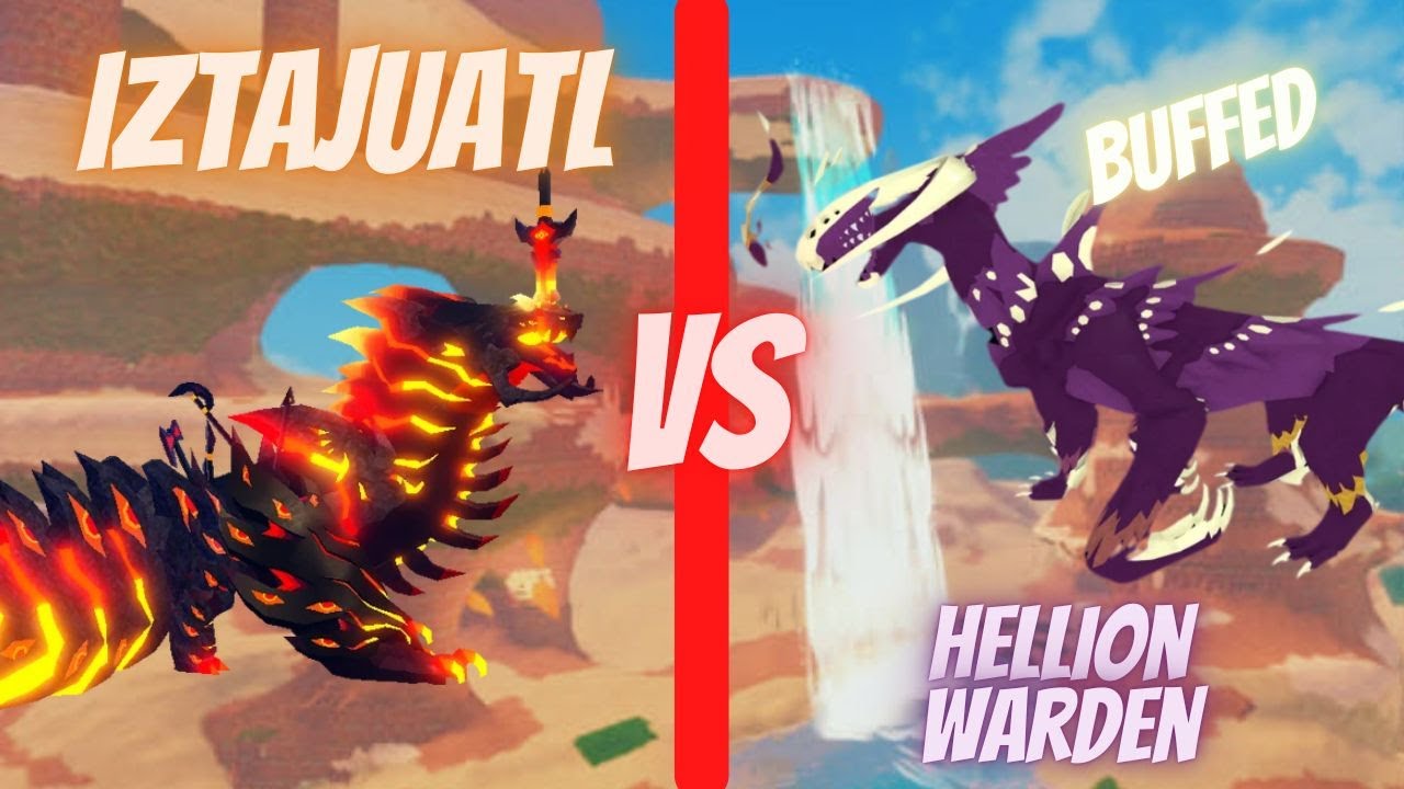 IZTAJUATL VS HELLION WARDEN | Creatures Of Sonaria - YouTube