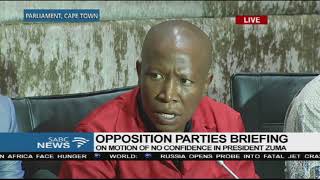 Opposition parties briefing and analysis