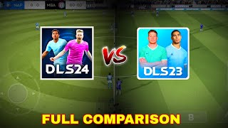 DLS 24 vs DLS 23 Full Comparison | Dream League Soccer 2024