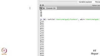 Loops and Conditionals : Fizzbuzz 01