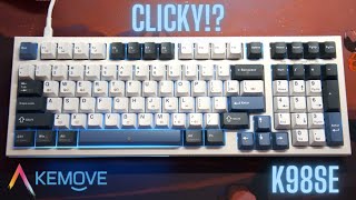 Looking for a budget CLICKY Gaming Mechanical Keyboard for $39? KEMOVE K98SE  Unboxing \u0026 Review