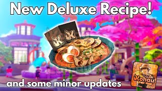 NEW Deluxe Recipe (Secret Entree?) and Some Minor Updates in Kohau Hibachi! | Roblox