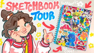 Sketchbook Tour!! (No Talking) - Milky Tomato Art YIPPEE!!