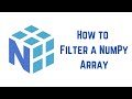 Python NumPy Tutorial For Beginners - How to Filter a NumPy Array (Examples)