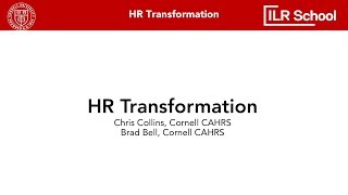 CAHRS - HR Transformation
