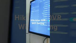 Hikvision DVR Wifi Setting. #hikvision #cctv #DigitalSolutionCCTVcameraInstaller #dvr #nvr