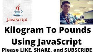 Kilogram To Pounds Using JavaScript