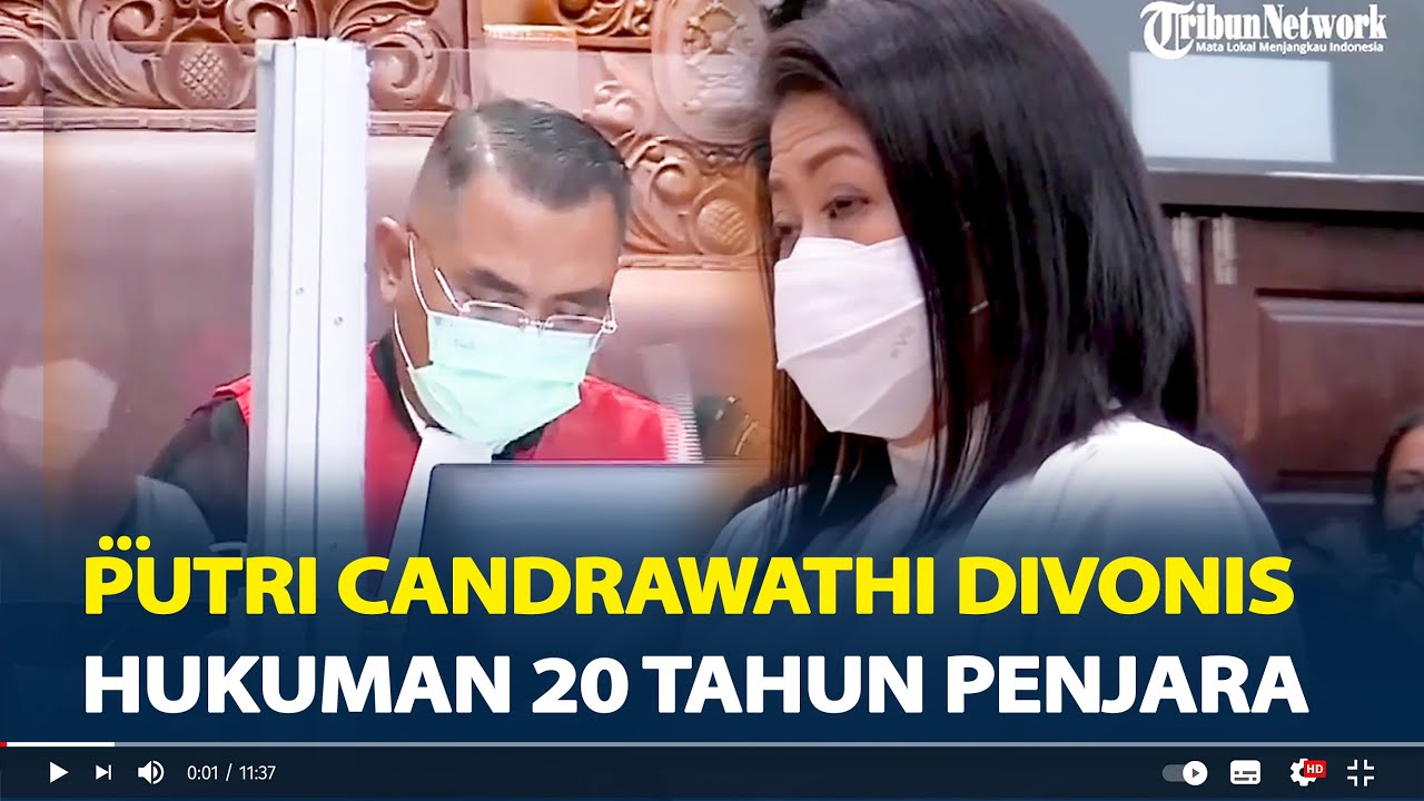 Putri Candrawathi Divonis Hukuman 20 Tahun Penjara, Lebih Tinggi Dari ...