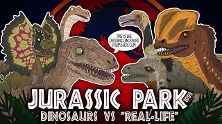 Jurassic Park Evolution: Movie Dinosaurs Vs. Real-Life (1993 - ANIMATED)