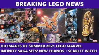 HD Images: LEGO Marvel MCU Infinity Saga Summer 2021 Sets! New Thanos, Black Panther, Iron Man, ++