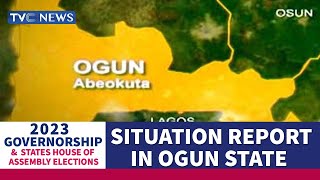 #Decision2023: TVC News Correspondent Gives Situation Report from Ogun State