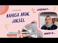 Fenomena Bahasa Anak Jaksel | Campur Kode | Trivia Bahasa Eps. 1