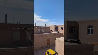 Ещё вид из окна отеля, Хива, Узбекистан. View from hotel window, Khiva, Uzbekistan.