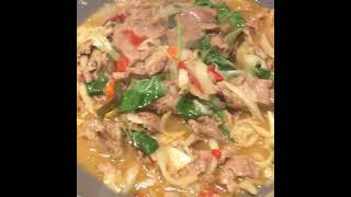 Thai Food - Bamboo shoot curry with pork