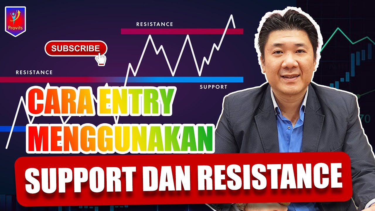 Cara Entry Menggunakan Support Dan Resistance Yang Benar - YouTube