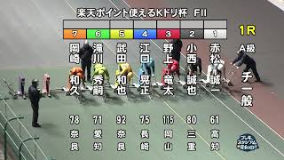 【岸和田競輪場】令和5年12月9日 1R 楽天ポイント使えるＫドリ杯 FⅡ　2日目【ブッキースタジアム岸和田】