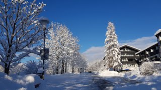 Allgäu Schnee 2021 Sonthofen-Immenstadt mit dem Auto