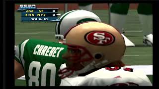 (SEGA SPORTS NFL 2K2) San Francisco 49ers vs New York Jets PS2