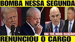 Efeito Trump! ACABOU DE RENUNCIAR O CARGO! NÃO AGUENTOU! LULA E MORAES EM PÂNICO DESESPERO C TRUMP