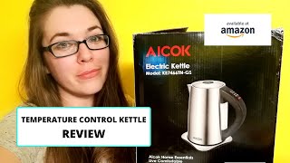 ALCOK TEMPERATURE  CONTROL KETTLE REVIEW: Amazon purchases