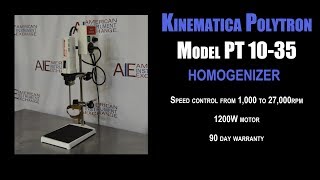 Kinematica Polytron model PT 10-35 homogenizer (1243DD CELL DIS)