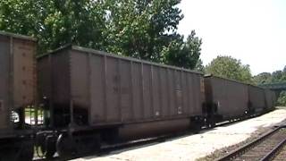 7/10/2011 VERY RARE UP 5943 Leads The CWECS Eastbound On 2 With A SD70M